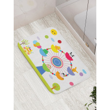 Nursery Animals Bath Mat