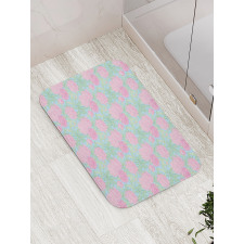 Fresh Petals Sprout Stems Bath Mat