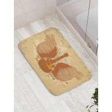 Guitar with Wings Bath Mat