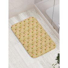 Woodland Animals Foliage Bath Mat