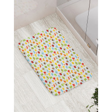 Seasonal Birds and Bees Bath Mat