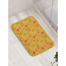 Heart Shapes Foliage Bath Mat