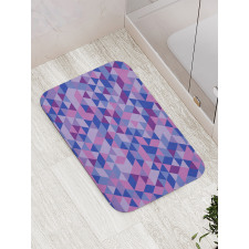 Triangles Low Poly Bath Mat