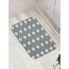 Flush-seamed Circles Bath Mat