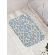 Flourishing Flora Leaves Bath Mat