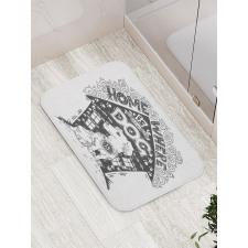 Home is Where the Dog is Bath Mat