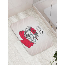 Labrador Wish Words Bath Mat