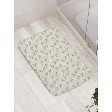 Birds Sitting on the Branches Bath Mat