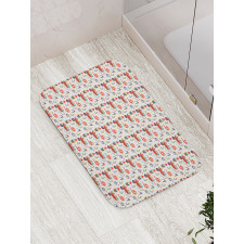 Cartoon Style Colorful Design Bath Mat