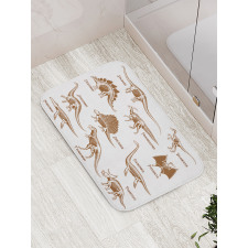 Reptile Dinos Bath Mat