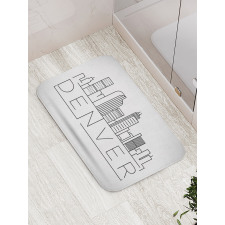 Modern Design Apartments Bath Mat