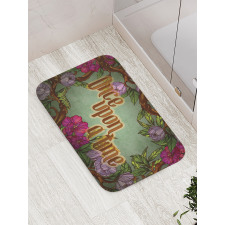 Caterpillar Flower Bath Mat