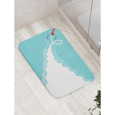 Acrobatic Flying Jets Doodle Bath Mat