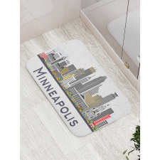 Doodle Minneapolis View Bath Mat