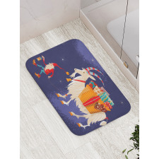 Xmas Present Bath Mat