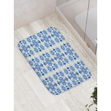 Blooming Flower Petals Bath Mat