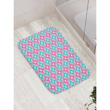 Paintbrush Color Contrast Bath Mat