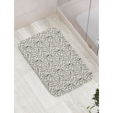 Abstract Foliage Nature Art Bath Mat