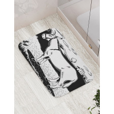 Farmland Village and Animal Bath Mat