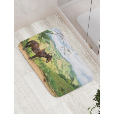 Rural ColumbiMountains Bath Mat