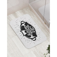 Noel Theme Bath Mat