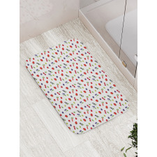 Organic Summer Fruits Bath Mat