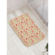 Nostalgic Harvest Blooms Bath Mat