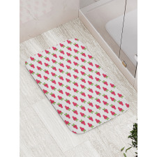 Vibrant Cowberries Garden Bath Mat