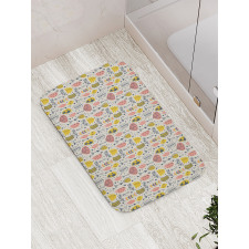 Feathers and Arrows Ethnic Bath Mat