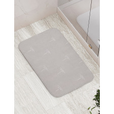 Simplistic Tree Hawaii Bath Mat