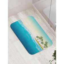 Ocean Holiday Landscape Bath Mat