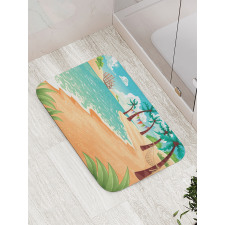 Nursery Summer Vacation Bath Mat