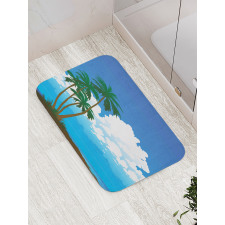 Hawaiian Holiday Island Bath Mat