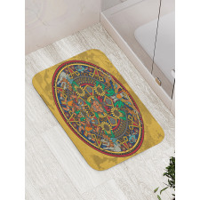 Symbolic Medallion Bath Mat