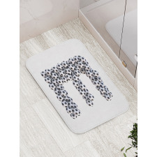 Balls Hexagon Motifs Bath Mat