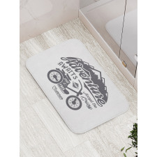 Mountains Bike Bath Mat