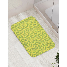 Ornate Tropical Composition Bath Mat