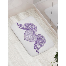 Heart Botany Ornate Bath Mat