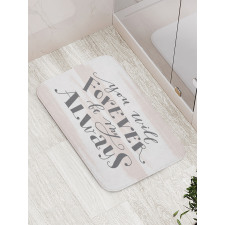 Love Inspiration Strokes Bath Mat