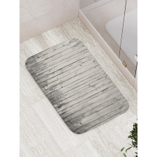 Grunge Art Vertical Planks Bath Mat