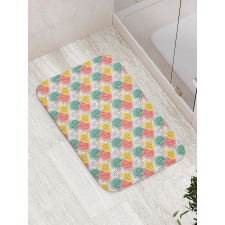 Pastel Botany on Spots Bath Mat