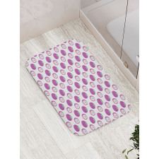 Exotic Mangosteen Pattern Bath Mat