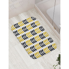 Retro Leafage Autumn Bath Mat