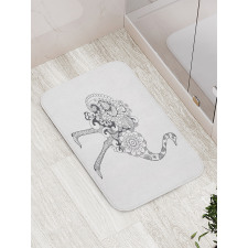 Bohemian Artwork Bath Mat