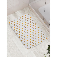 Traditional Mexican Cuisine Bath Mat