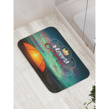 Aurora Borealis Tent Bath Mat