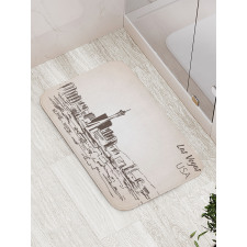 Nevada State Hand Drawn Bath Mat