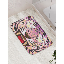 Strong Animal Eyes Bath Mat