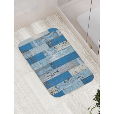 Old Rough Planks Cabin Bath Mat