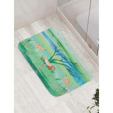 Nature and Birds Bath Mat